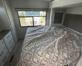 Astoria camper interior bed room area
