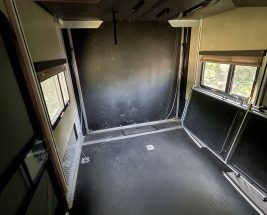 Inner section of travel trailer